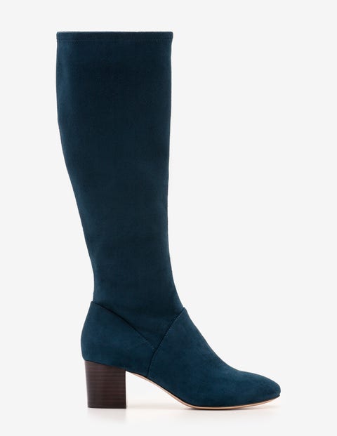 Round Toe Stretch Boots - Seaweed Round Toe Stretch Boots - Seaweed