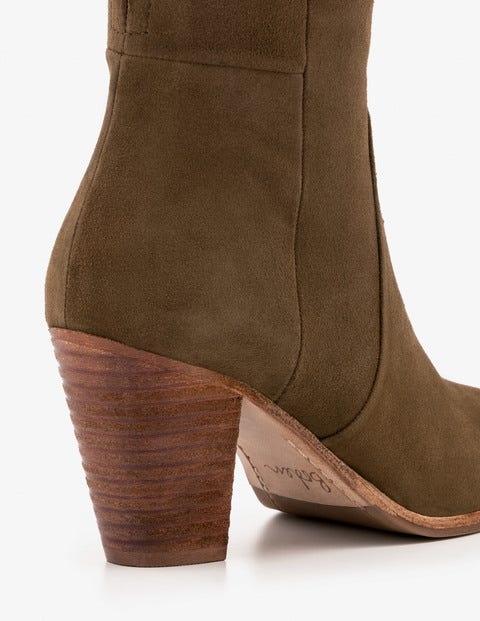 Temple Boho Boots - Military Green Temple Boho Boots - Military Green