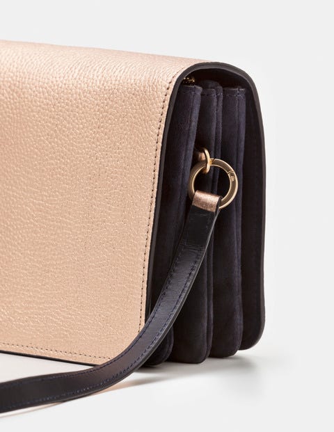 Broadgate Crossbody Bag - Rose Gold Metallic Broadgate Crossbody Bag - Rose Gold Metallic