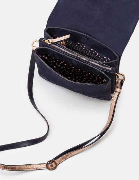 Broadgate Crossbody Bag - Rose Gold Metallic Broadgate Crossbody Bag - Rose Gold Metallic