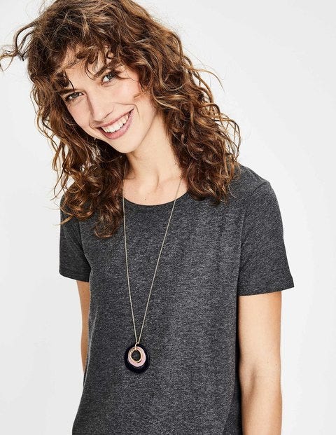 Colourpop Longline Pendant - Navy and Milkshake Colourpop Longline Pendant - Navy and Milkshake