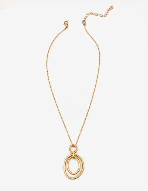Geometric Pendant - Antique Gold Metallic Geometric Pendant - Antique Gold Metallic