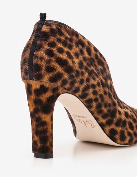 Roseberry Heeled Boots - Tan Leopard Roseberry Heeled Boots - Tan Leopard
