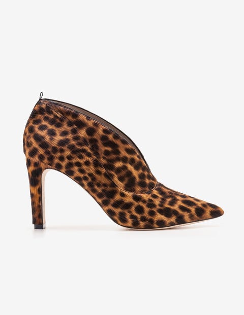 Roseberry Heeled Boots - Tan Leopard Roseberry Heeled Boots - Tan Leopard