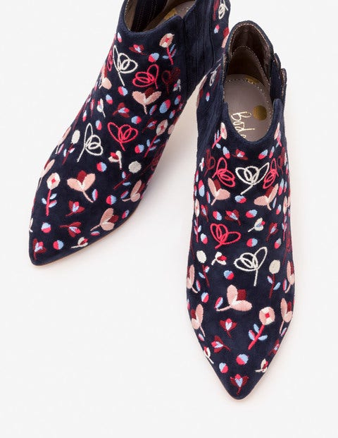 Bridgewater Ankle Boots - Navy Bridgewater Ankle Boots - Navy