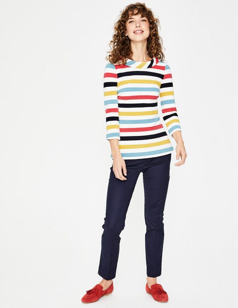 Sarah Ottoman Top - Multi Stripe Sarah Ottoman Top - Multi Stripe