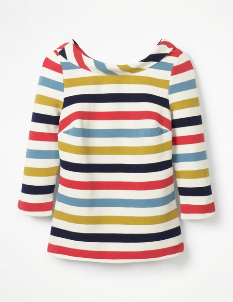 Sarah Ottoman Top - Multi Stripe Sarah Ottoman Top - Multi Stripe