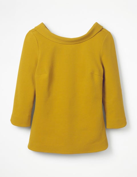 Sarah Ottoman Top - Hot Mustard Sarah Ottoman Top - Hot Mustard