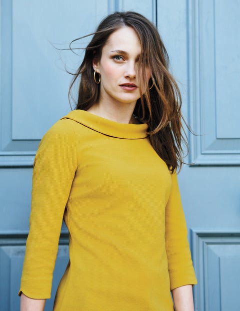 Sarah Ottoman Top - Hot Mustard Sarah Ottoman Top - Hot Mustard