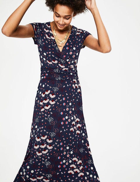 Lily Jersey Dress - Navy Meadow Lily Jersey Dress - Navy Meadow