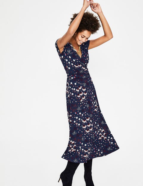 Lily Jersey Dress - Navy Meadow Lily Jersey Dress - Navy Meadow