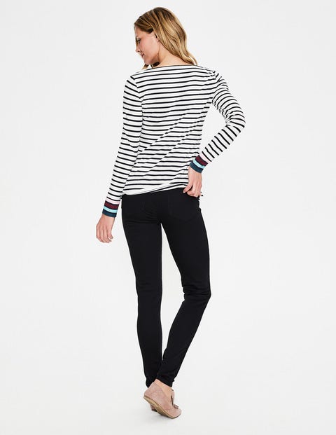 Long Sleeve Breton - Ivory Multi Stripe Long Sleeve Breton - Ivory Multi Stripe