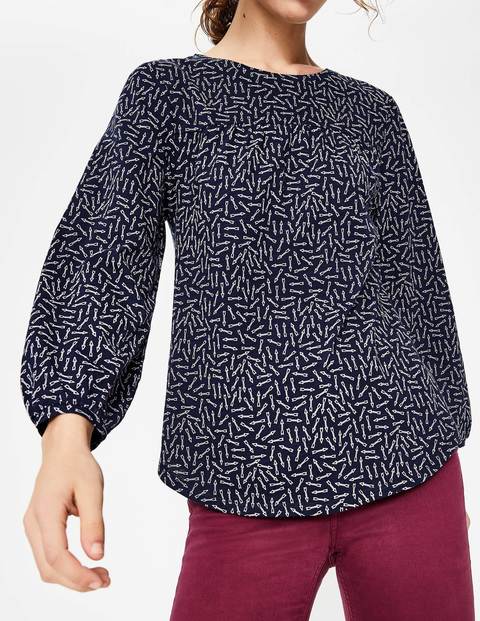 Freya Jersey Top - Navy Arrows Freya Jersey Top - Navy Arrows