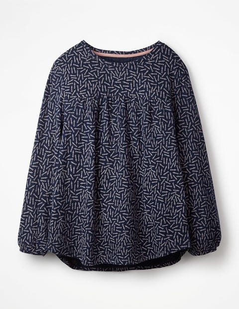 Freya Jersey Top - Navy Arrows Freya Jersey Top - Navy Arrows