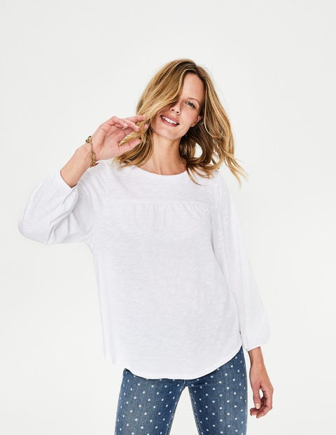 Freya Jersey Top - White Freya Jersey Top - White