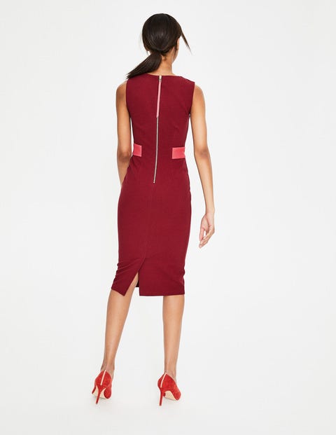 Primrose Ottoman Dress - Wine Primrose Ottoman Dress - Wine