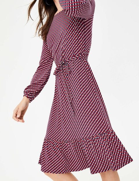 Holly Jersey Dress - Pop Peony Trellis Holly Jersey Dress - Pop Peony Trellis