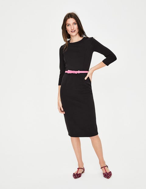 Mia Ottoman-Kleid - Schwarz Mia Ottoman-Kleid - Schwarz