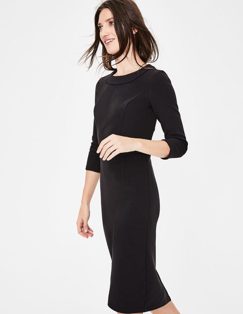 Mia Ottoman-Kleid - Schwarz Mia Ottoman-Kleid - Schwarz