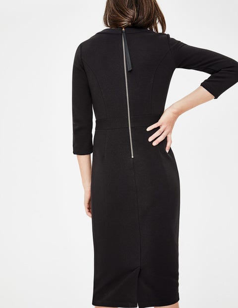 Mia Ottoman-Kleid - Schwarz Mia Ottoman-Kleid - Schwarz