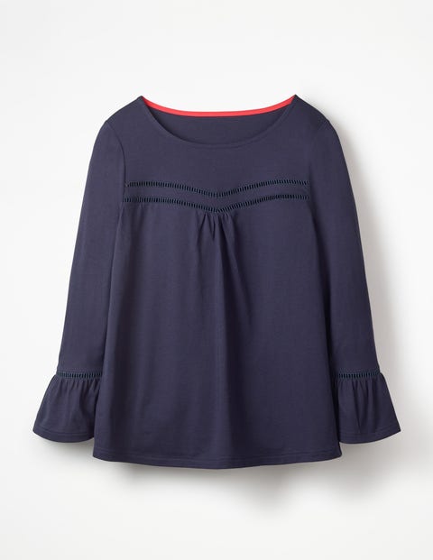 Gracie Jersey Top - Navy Gracie Jersey Top - Navy