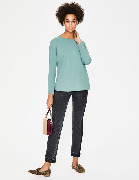 Supersoft Dropped Shoulder Tee - Heritage Blue Supersoft Dropped Shoulder Tee - Heritage Blue