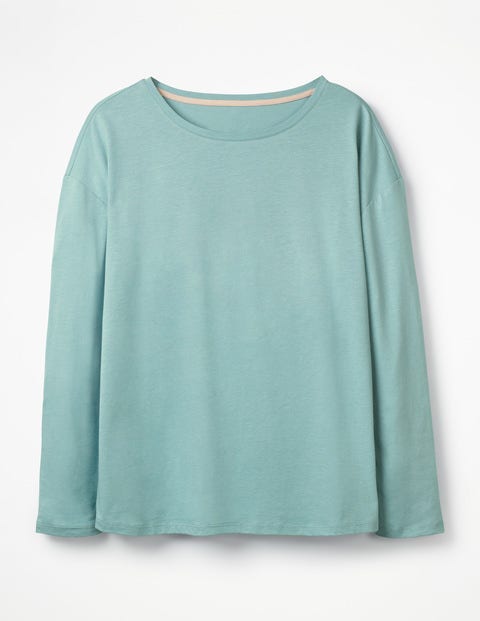 Supersoft Dropped Shoulder Tee - Heritage Blue Supersoft Dropped Shoulder Tee - Heritage Blue