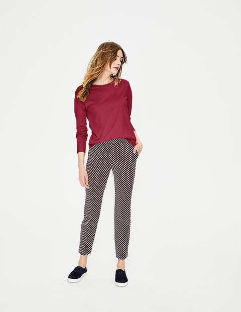 Supersoft Dropped Shoulder Tee - Wine Supersoft Dropped Shoulder Tee - Wine
