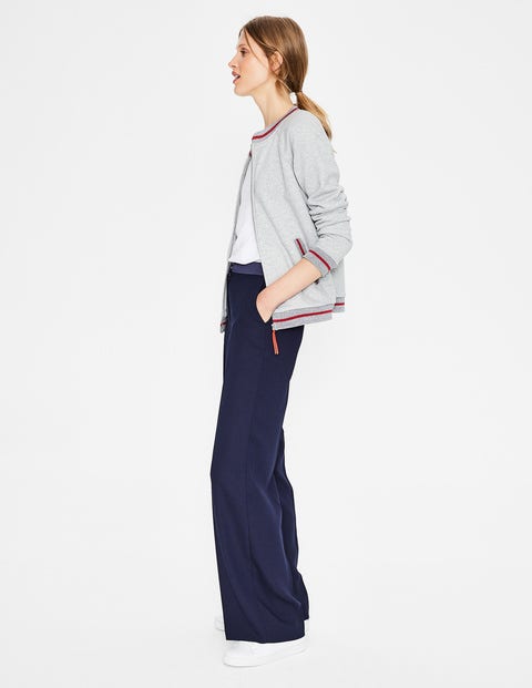Whitstable Jersey Jacket - Grey Marl Whitstable Jersey Jacket - Grey Marl