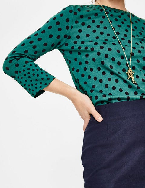 Althea Jersey Top - Drake Dotty Spot Althea Jersey Top - Drake Dotty Spot