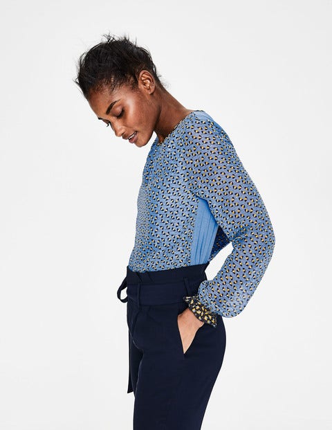 Ivy Jersey Top - Heavenly Blue Clover Geo Ivy Jersey Top - Heavenly Blue Clover Geo
