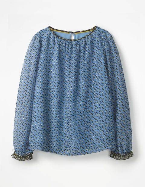 Ivy Jersey Top - Heavenly Blue Clover Geo Ivy Jersey Top - Heavenly Blue Clover Geo