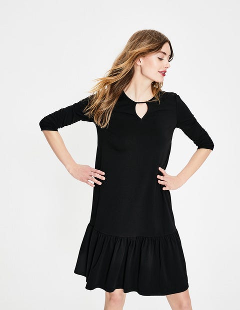 Selena Jersey Dress - Black Selena Jersey Dress - Black