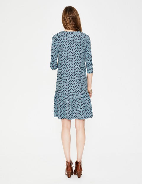 Selena Jersey Dress - Heritage Blue Daisy Duo Selena Jersey Dress - Heritage Blue Daisy Duo
