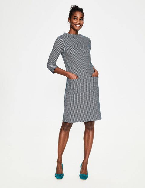 Opal Jersey Jacquard Dress - Seaweed/Milkshake Opal Jersey Jacquard Dress - Seaweed/Milkshake