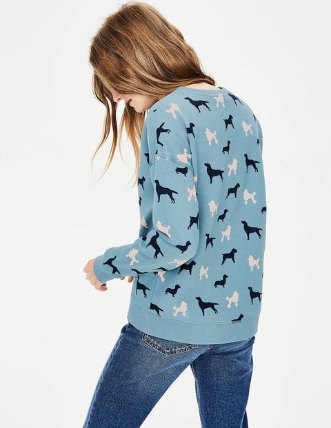 Arabella Sweatshirt - Jersey Blue Dogs Arabella Sweatshirt - Jersey Blue Dogs