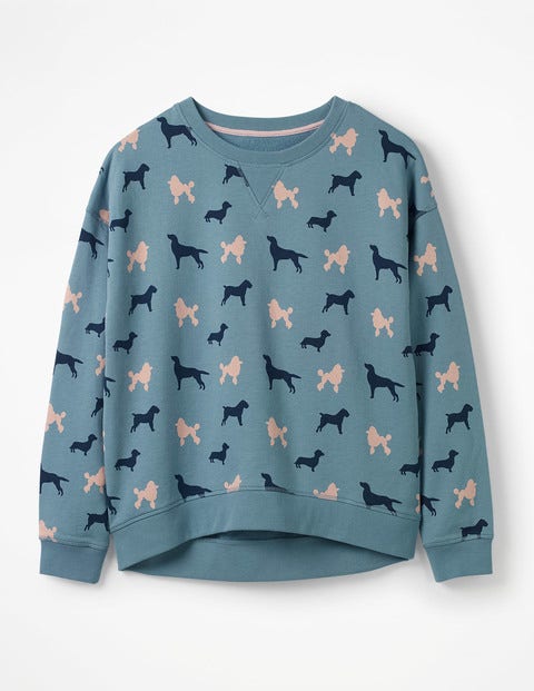 Arabella Sweatshirt - Jersey Blue Dogs Arabella Sweatshirt - Jersey Blue Dogs