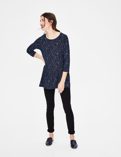 Katrina Jersey Top - Blues Star Doodle Katrina Jersey Top - Blues Star Doodle