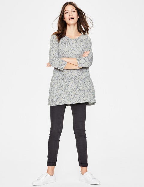Katrina Jersey-Shirt - Grau Meliert, Gezeichneter Stern Katrina Jersey-Shirt - Grau Meliert, Gezeichneter Stern
