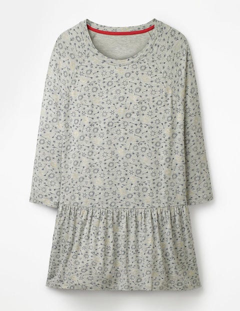 Katrina Jersey-Shirt - Grau Meliert, Gezeichneter Stern Katrina Jersey-Shirt - Grau Meliert, Gezeichneter Stern