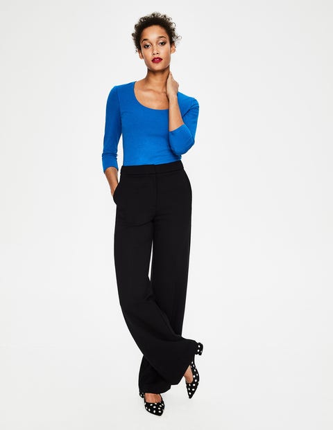 Double Layer Front Tee - Cyan Double Layer Front Tee - Cyan