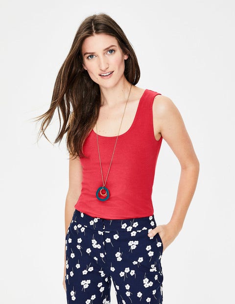 Double Layer Vest - Pop Peony Double Layer Vest - Pop Peony