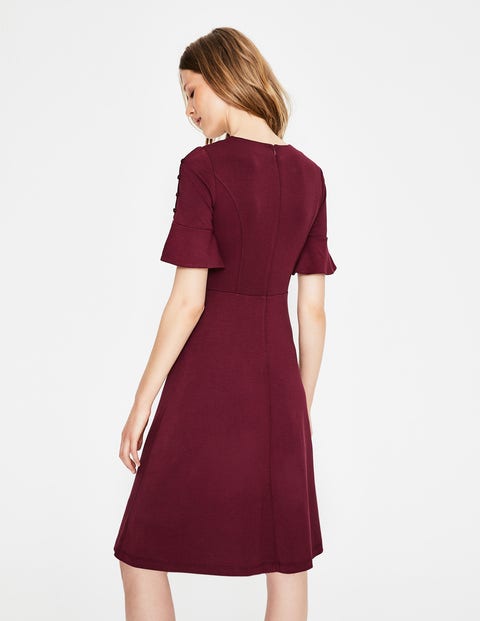 Alexis Jersey-Kleid - Glühweinrot Alexis Jersey-Kleid - Glühweinrot