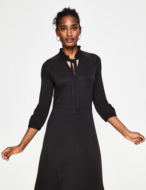 Rosa Jersey Midi Dress - Black Rosa Jersey Midi Dress - Black