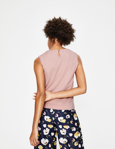 Favourite Cotton Knitted Tank - Milkshake