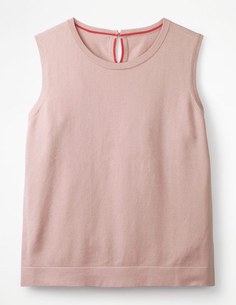 Favourite Cotton Knitted Tank - Milkshake
