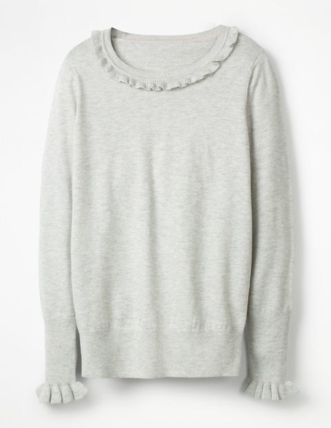 Bernadette Sweater - Silver Melange Bernadette Sweater - Silver Melange