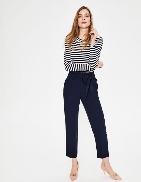 Bernadette Jumper - Navy/Ivory Stripe Bernadette Jumper - Navy/Ivory Stripe