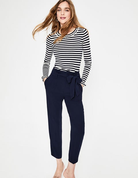 Bernadette Jumper - Navy/Ivory Stripe Bernadette Jumper - Navy/Ivory Stripe