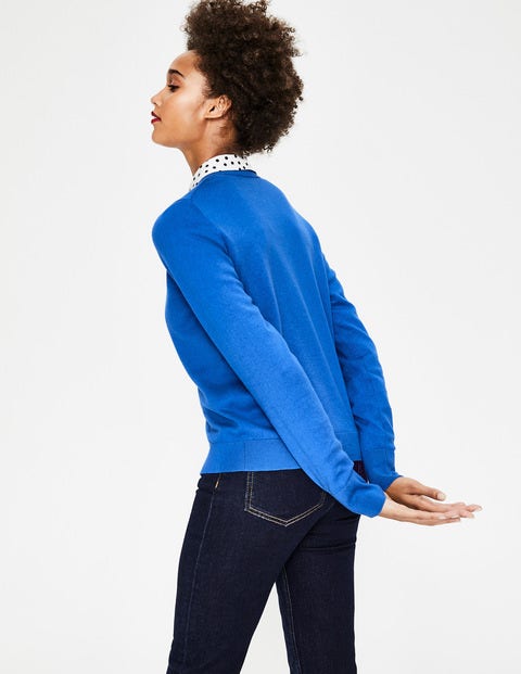 Amelia Crew Cardigan - Cyan Amelia Crew Cardigan - Cyan